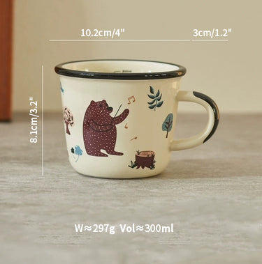 Graffiti Lovely Coffee Mugs for Breakfast - PeauleyHome