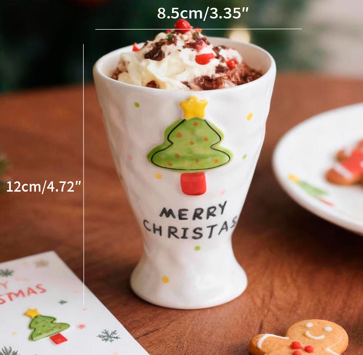 Premium Christmas Plates for Salad and Fruits