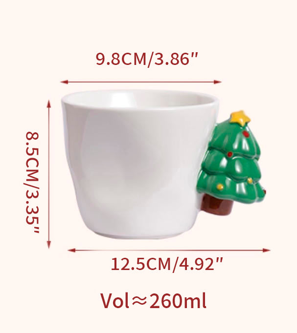 Adorable Christmas Ceramic Mug Coffee Cup Gift