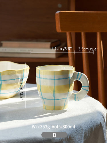 Handmade Delicate Cute Ceramic Mugs - PeauleyHome