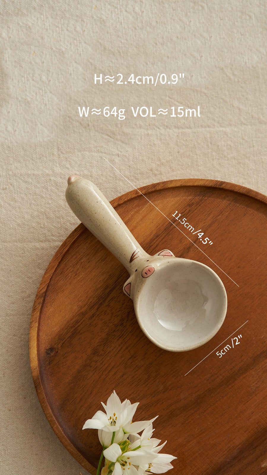 Lovely Ceramic Catoon Coffee Spoon - PeauleyHome