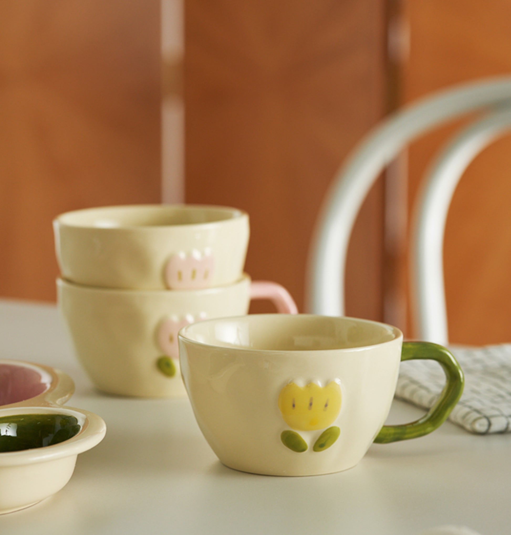 Adorable Ceramic Rice Bowls Tablewares Set - PeauleyHome