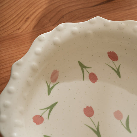 Beautiful Floral Ceramic Plates Bowls