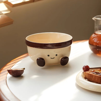 Cute Underglazed Ceramic Cup Bowl Plate