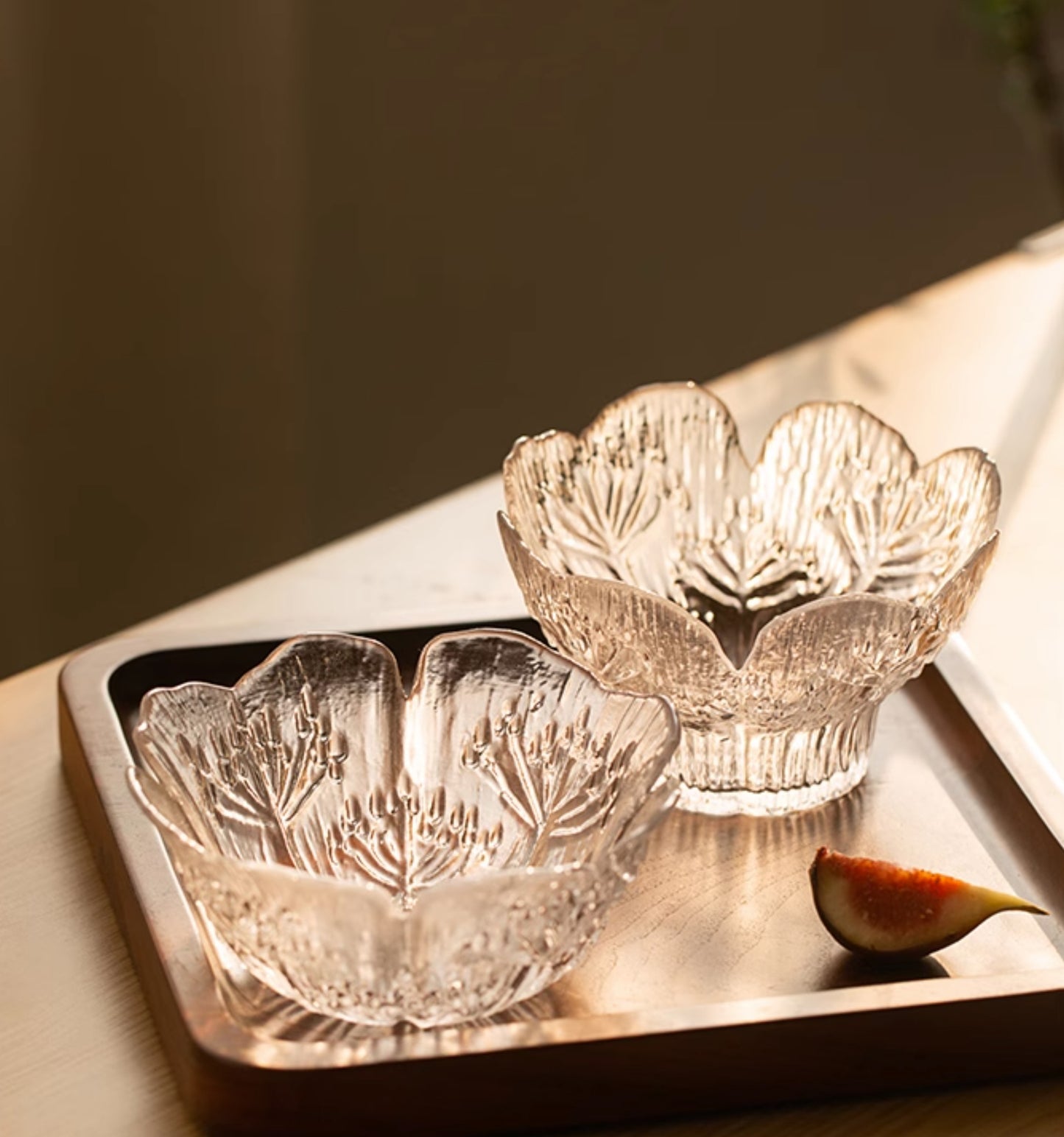 Original Embossed Glass Bowls for Salad Fruits - PeauleyHome