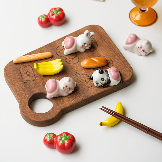Animal-Themed Ceramic Chopstick Rest