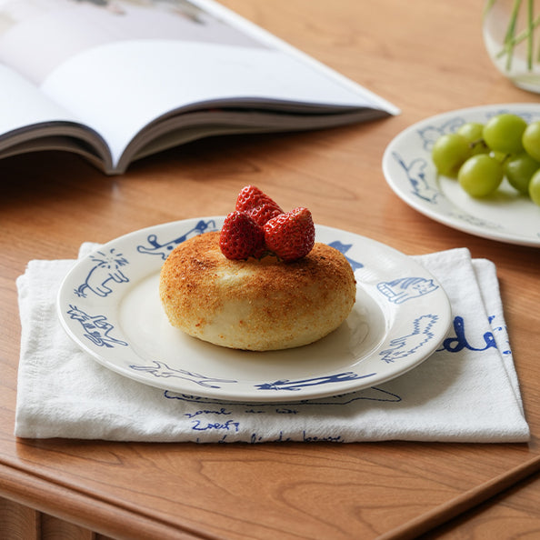 Cat / Dog-Themed Cute Ceramic Fruit Dessert Plate