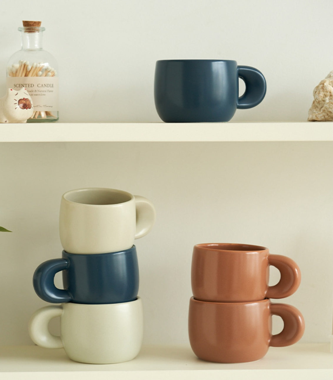 Nordic Simple Ceramic Mug for Home Office - PeauleyHome