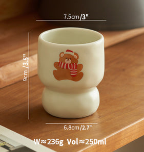 Original Cartoon Handmade Ceramic Cup Mug - PeauleyHome