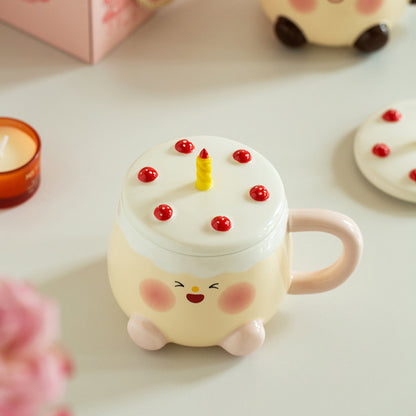 Cute Original Ceramic Mugs with Lids