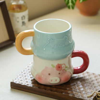 Cartoon Animals Ceramic Cute Coffee Mug