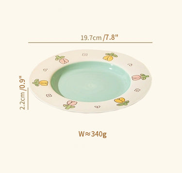 New Arrival Cute Floral Ceramic Bowls Plates - PeauleyHome