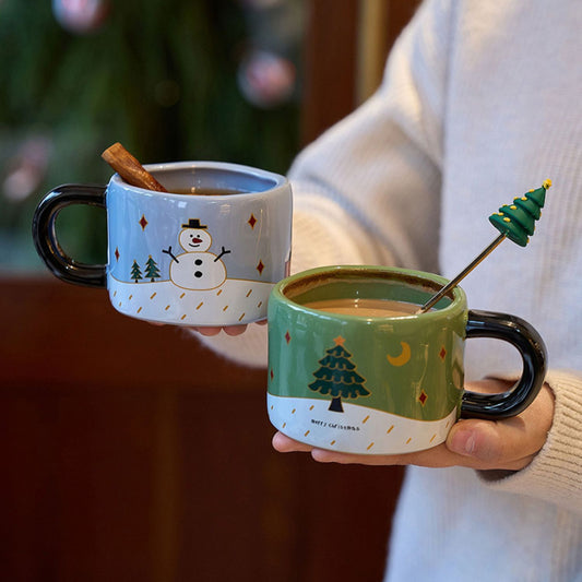 Original Christmas Gift Snowman Ceramic Mug