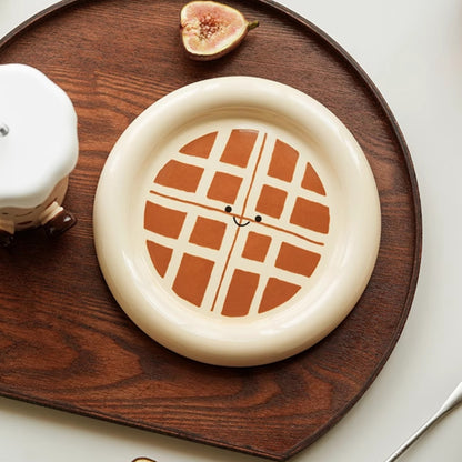 Cute Underglazed Ceramic Cup Bowl Plate