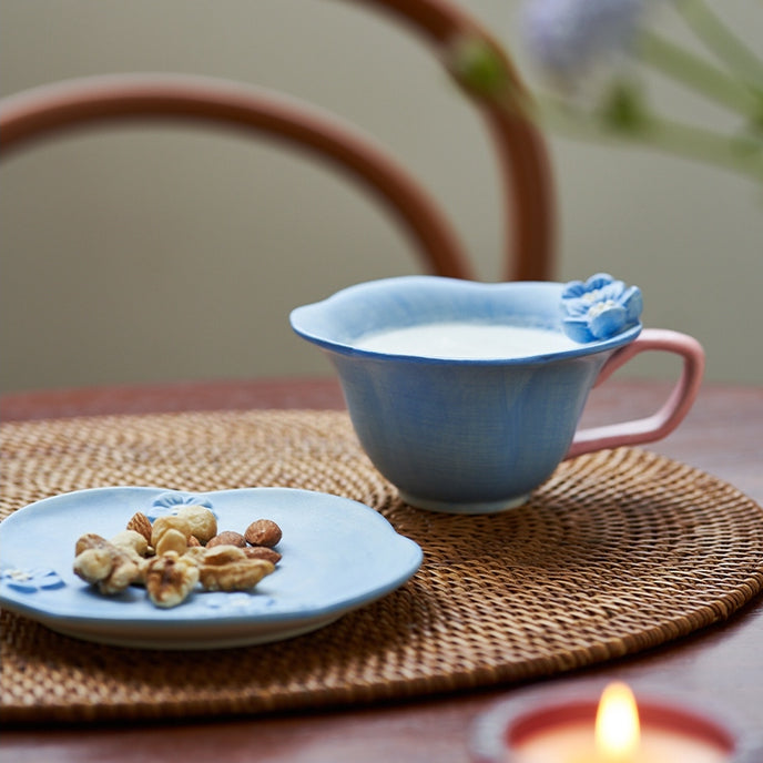 Delicate Pink Ceramic Cup Set