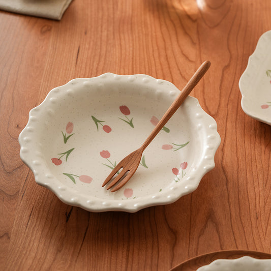 Beautiful Floral Ceramic Plates Bowls