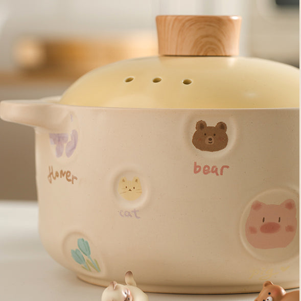 New Arrival Cartoon Animals Earthenware Pots