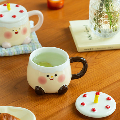 Cute Original Ceramic Mugs with Lids