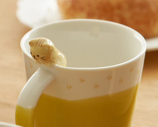 Original Ceramic Kitty Mugs Tea Cups - PeauleyHome