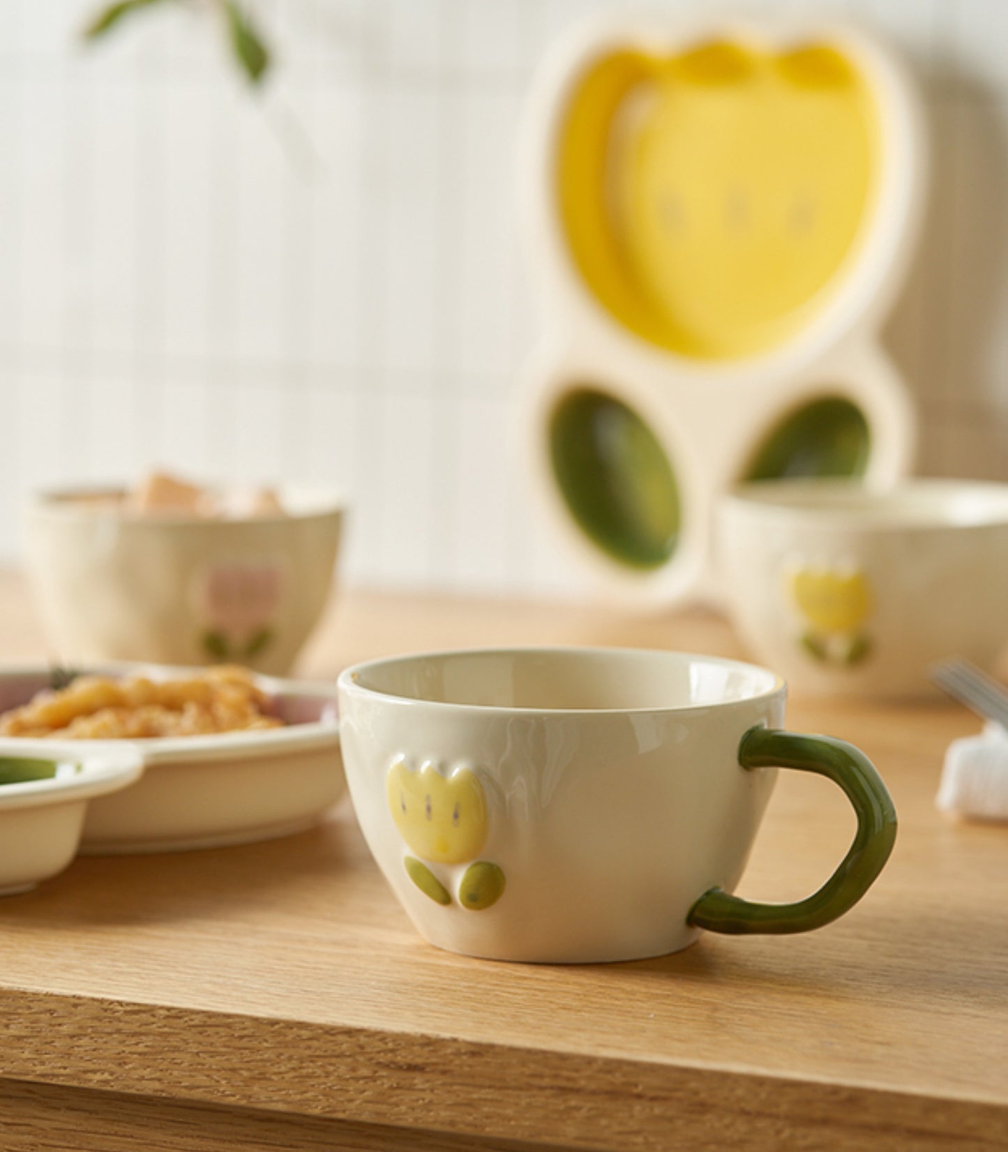 Adorable Ceramic Rice Bowls Tablewares Set - PeauleyHome