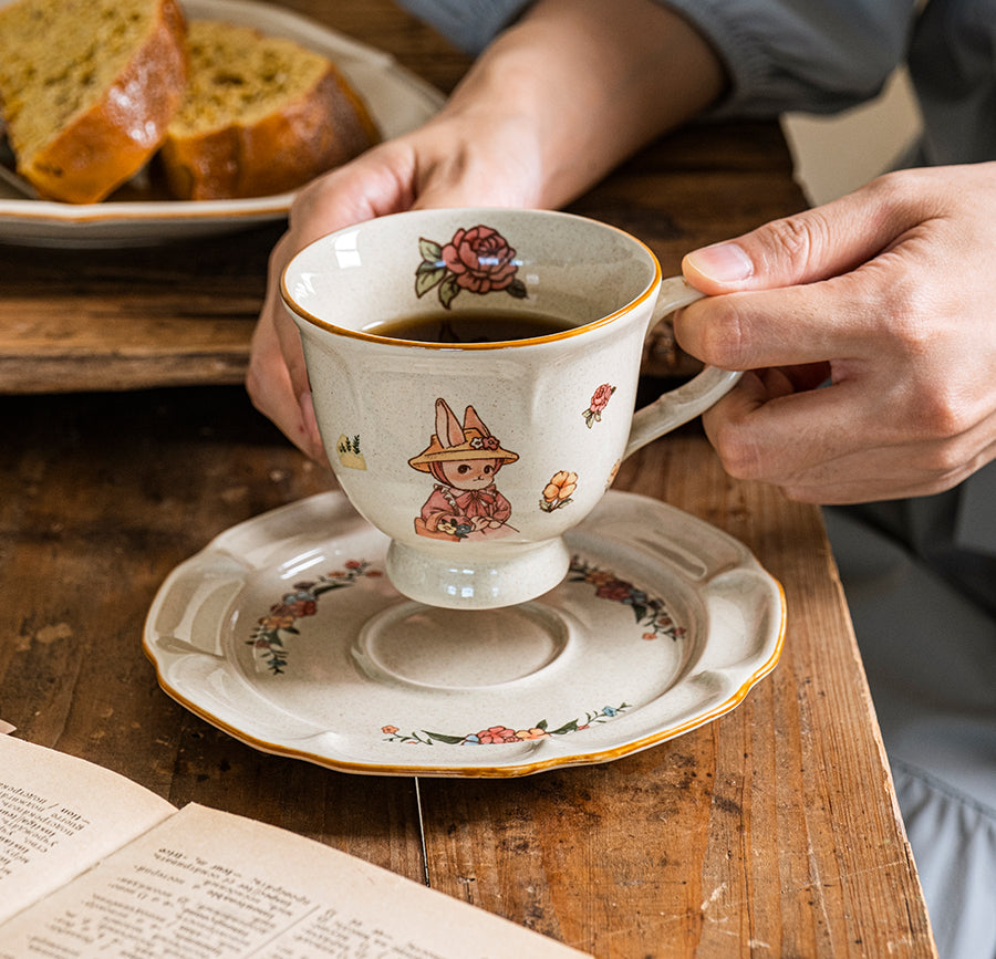 Pretty Ceramic Tablewares Bowls Plates Spoon Mug - PeauleyHome