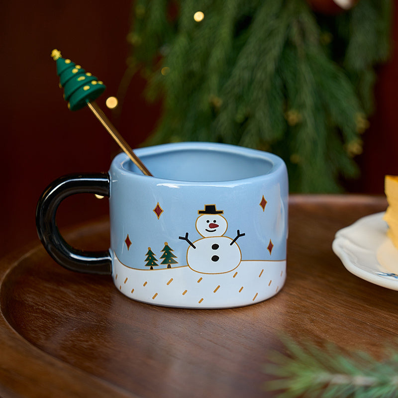 Original Christmas Gift Snowman Ceramic Mug