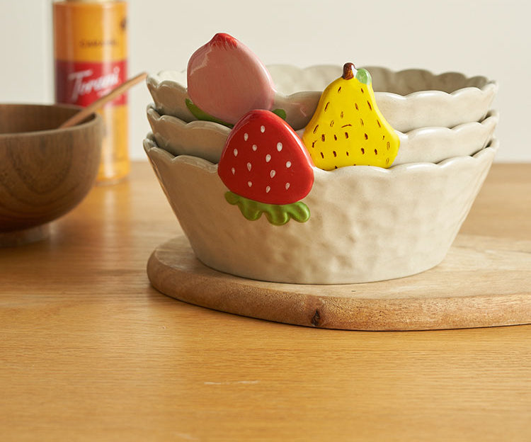 Cute Cartoon Divided Fruit Plates Bowls - PeauleyHome