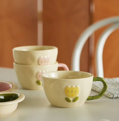 Adorable Ceramic Rice Bowls Tablewares Set - PeauleyHome