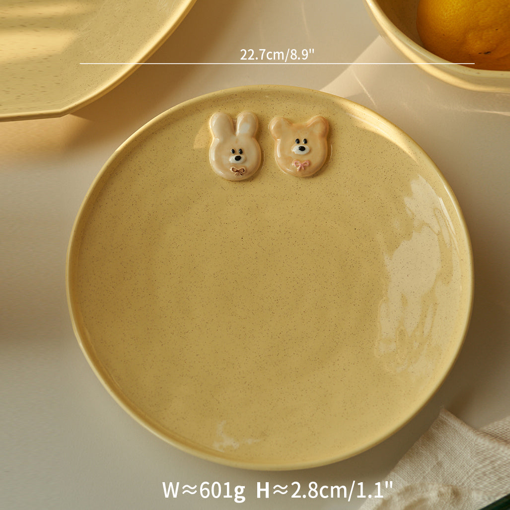 Adorable Yellow Ceramic Bowls Plates Mugs