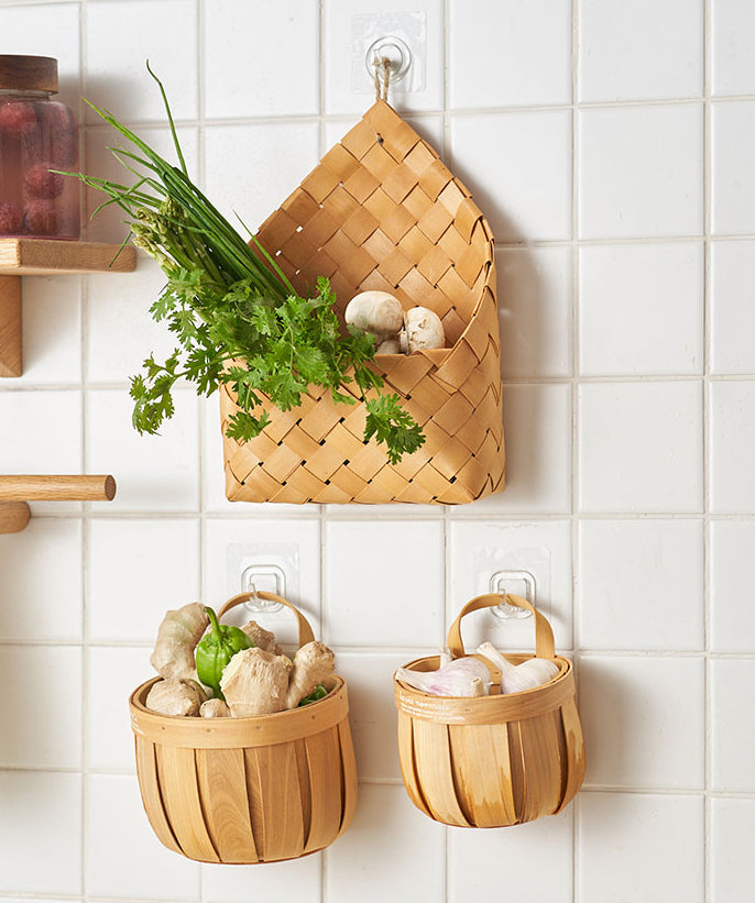 Japanese Style Bamboo Baskets - PeauleyHome