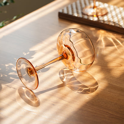 Classy Cocktail Glass Goblet with Golden Rim