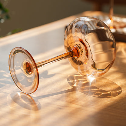 Classy Cocktail Glass Goblet with Golden Rim