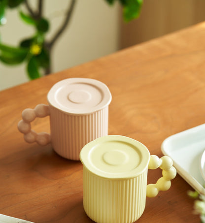 Large-capacity Ceramic Mug with Lids for Ladies - PeauleyHome