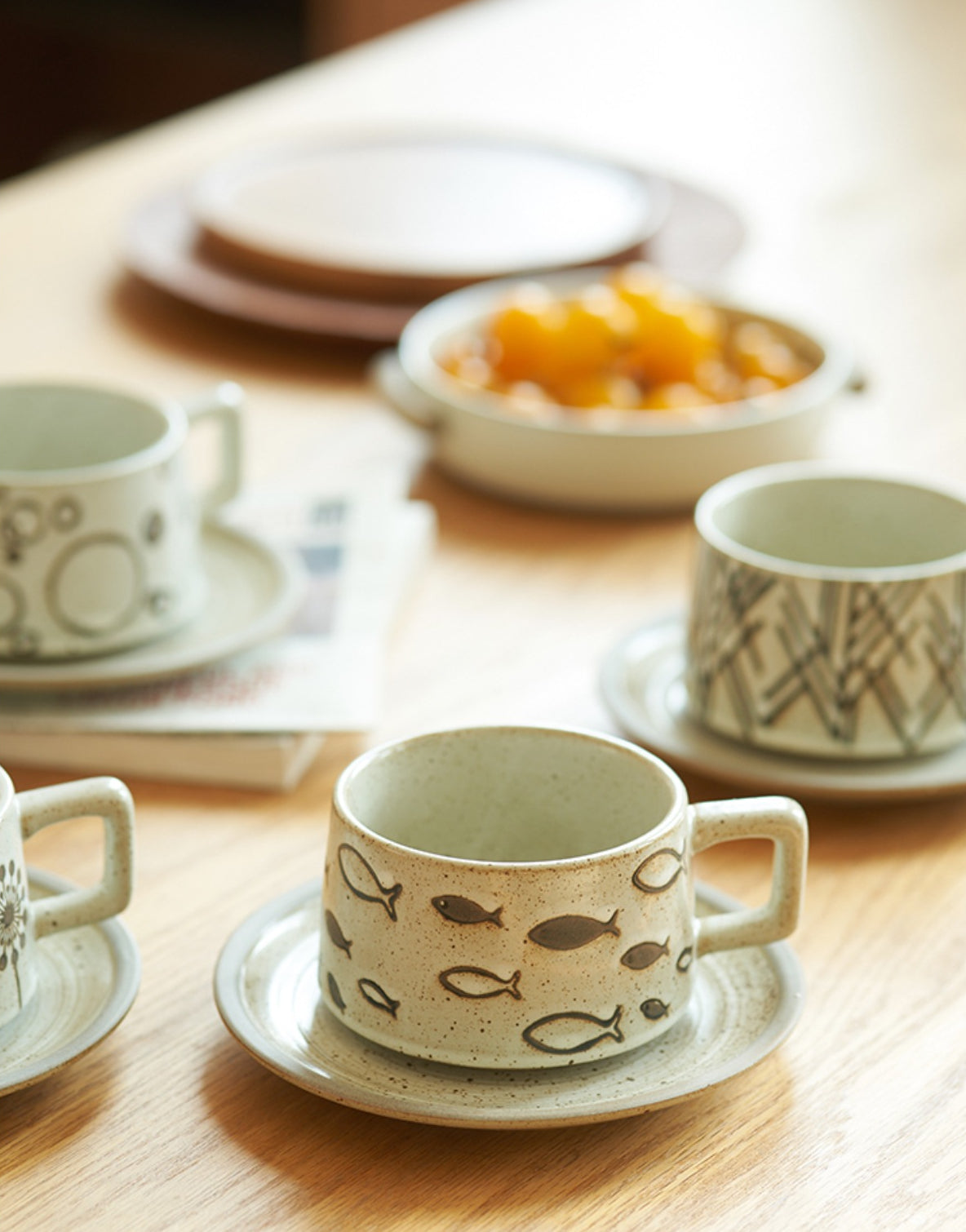 Vintage Ceramic Coffee Mugs for Home and Office - PeauleyHome