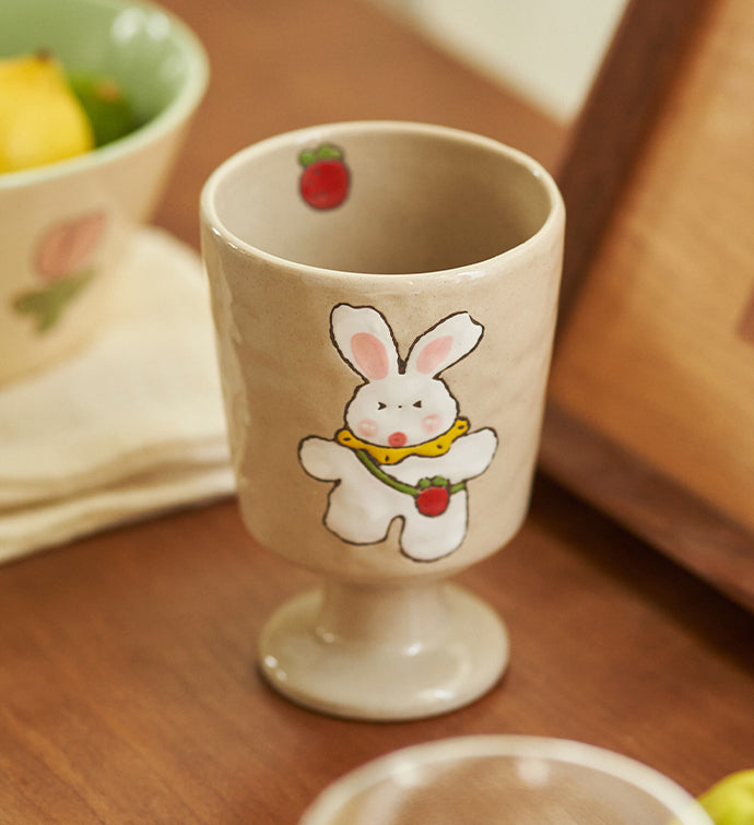 Cute Cartoon Animal Ceramic Mugs Goblets - PeauleyHome