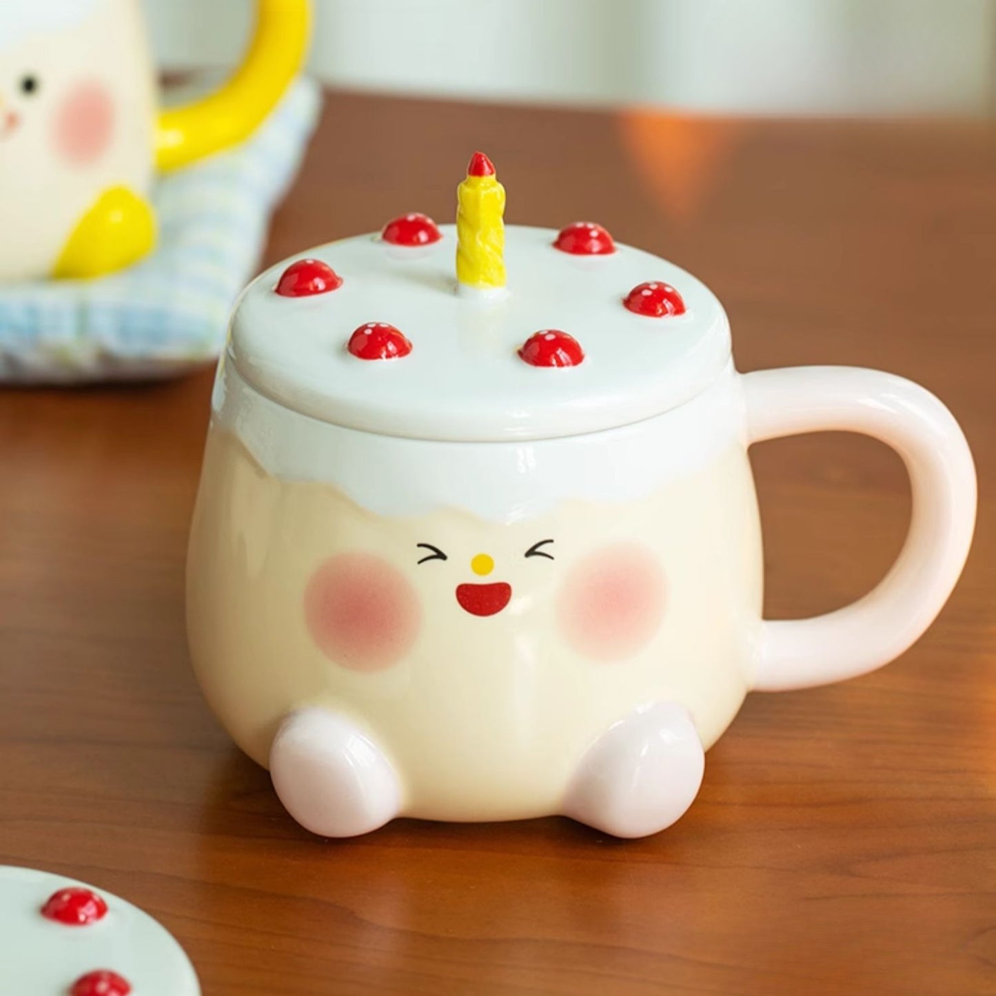 Cute Original Ceramic Mugs with Lids