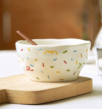 Pretty Ceramic Noodle Bowls Plates Mugs - PeauleyHome