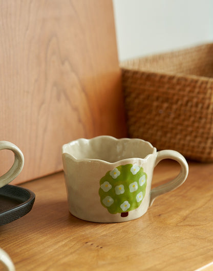 Ceramic Fruit Mug for Afternoon Tea Coffee - PeauleyHome