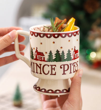 Christmas Series Ceramic Coffee Mug for Breakfast