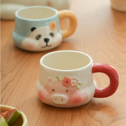 Cartoon Animals Ceramic Cute Coffee Mug