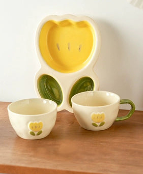 Adorable Ceramic Rice Bowls Tablewares Set - PeauleyHome