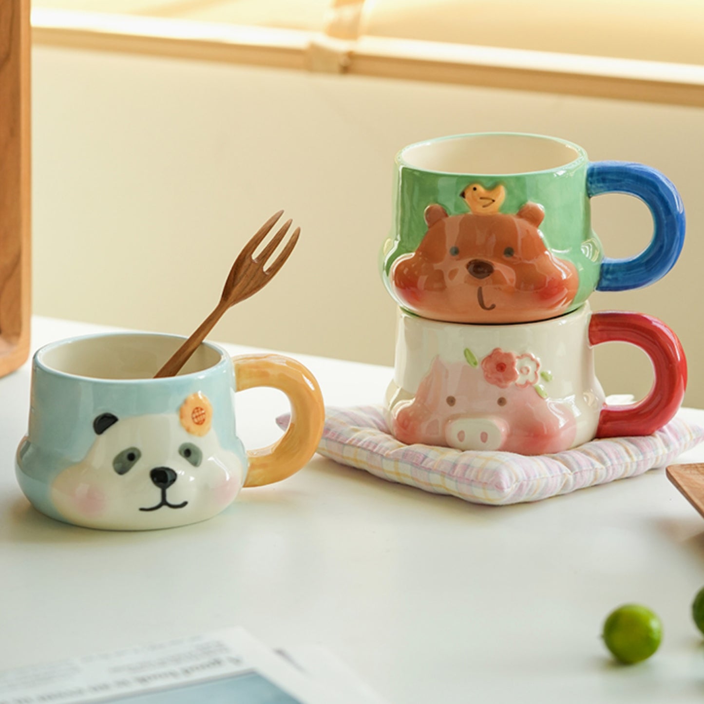 Cartoon Animals Ceramic Cute Coffee Mug