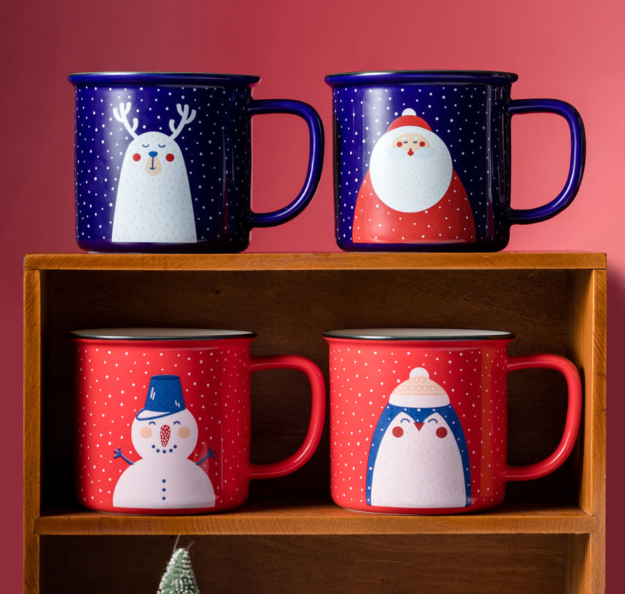 Christmas Series Ceramic Mug New Year Gifts