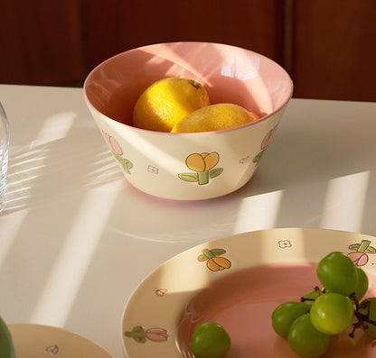 New Arrival Cute Floral Ceramic Bowls Plates - PeauleyHome