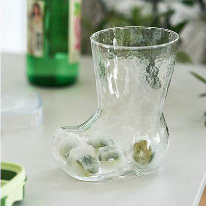 Boots-shaped Novel Glass for Juice or Wine