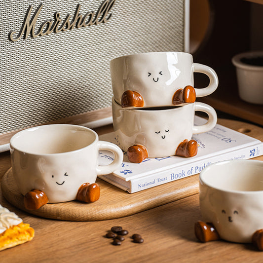 Adorable Ceramic Mug for Tea or Coffee