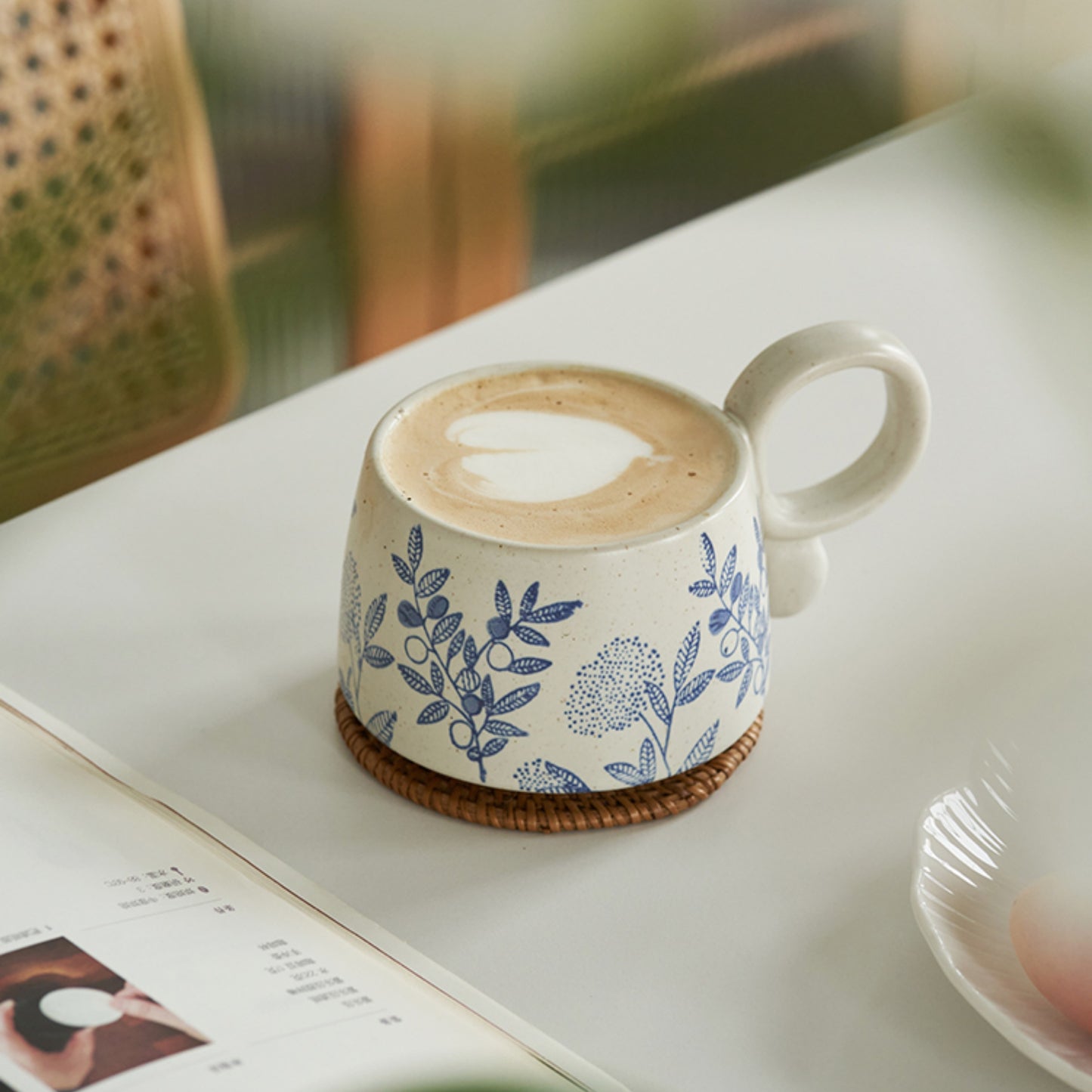 Vintage Ceramic Coffee Mug for Afternoon Tea