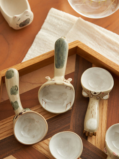 Lovely Ceramic Catoon Coffee Spoon - PeauleyHome