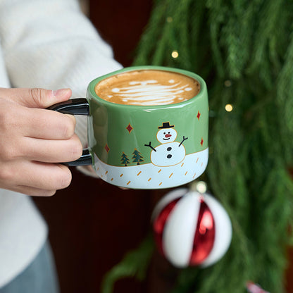 Original Christmas Gift Snowman Ceramic Mug