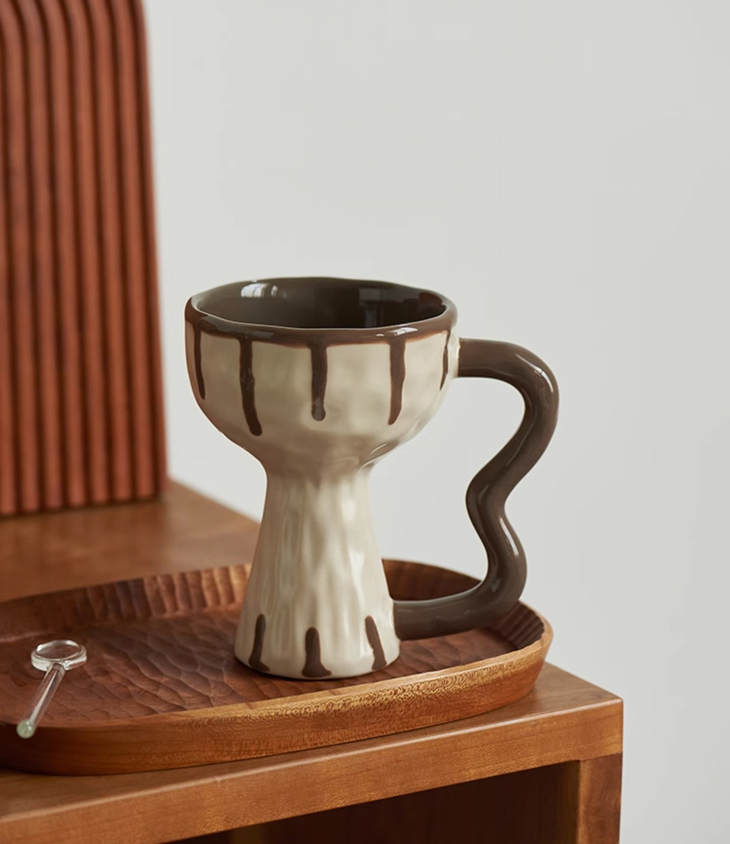 Original Handmade Irregular Ceramic Coffee Mugs goblets - PeauleyHome